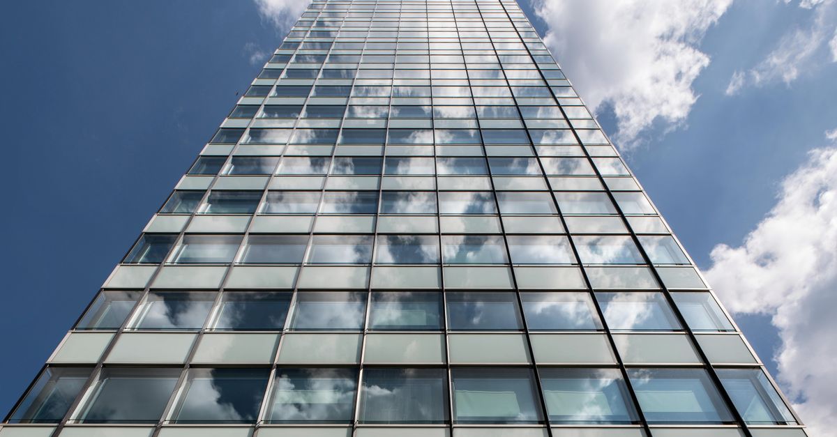 Modern corporate office building in Germany