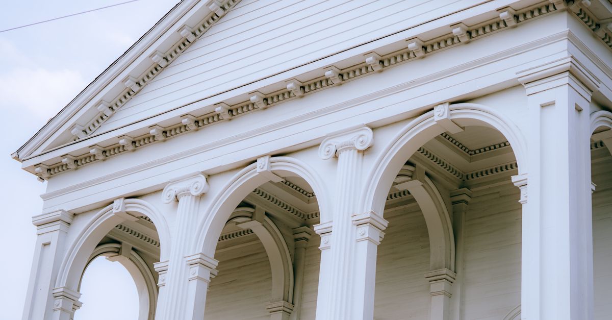 Institutional building representing a foundation